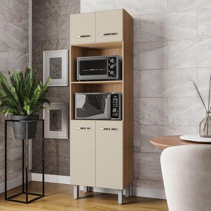 Imagem de Cozinha Íris Completa com Balcão Rosa e Cooktop 4 Bocas MB1 300cm