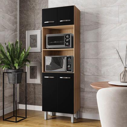 Imagem de Cozinha Íris Completa com Balcão Rosa e Cooktop 4 Bocas MB1 300cm