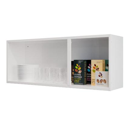 Imagem de Cozinha Itatiaia Rose Aço Balcão 3 Portas e 1 Gaveta Com Armário Aéreo 3 Portas Branco/Preto