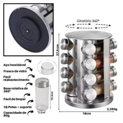 Imagem de Cozinha Moderna Com Porta Temperos De Design Elegante