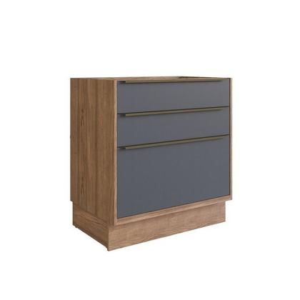 Imagem de Cozinha Modulada 11 Peças 15 Portas 6 Gavetas com Divisor de Talheres 1 Nicho para Forno Viena