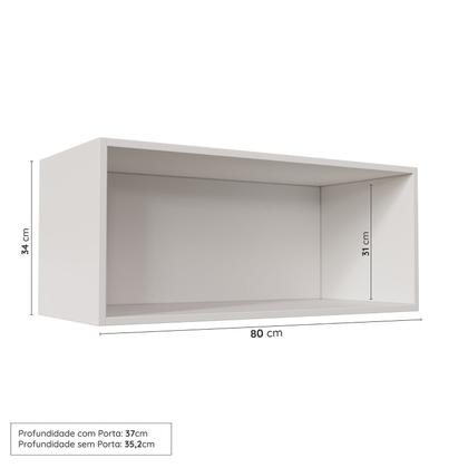 Imagem de Cozinha Modulada 3 Peças com Tampo 2 Aéreos 1 Balcão CabeCasa MadeiraOriginals