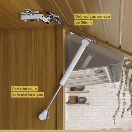 Imagem de Cozinha Modulada 3 Peças Ripado Princesa Nesher 100% MDF