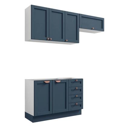 Imagem de Cozinha Modulada 3 Peças Sem Tampo 2 Aéreos 1 Balcão CabeCasa MadeiraOriginals