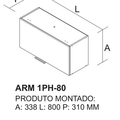 Imagem de Cozinha Modulada 4 Peças 8 Portas 5 Gavetas Nicho p/Forno MDF Dodradiças Slow Motion Lúmina Itatiaia