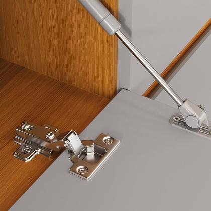 Imagem de Cozinha Modulada 4 Peças 8 Portas 5 Gavetas Nicho p/Forno MDF Dodradiças Slow Motion Lúmina Itatiaia