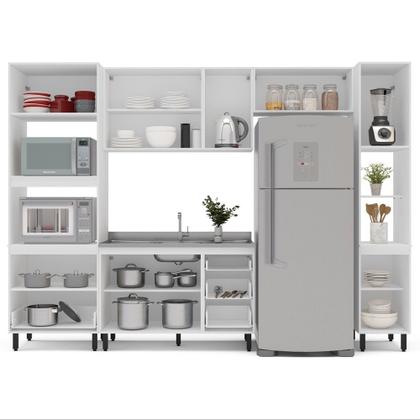 Imagem de Cozinha Modulada 5 Peças sem Pia Amara Politorno Móveis