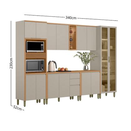 Imagem de Cozinha Modulada 6 PeÃas com Tampo Em MDF Allure Linea Brasil