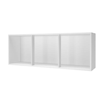 Imagem de Cozinha Modulada Compacta Fidelitá Suiça 2 Peças 6 Portas 1 Gaveta Sem Tampo Branco