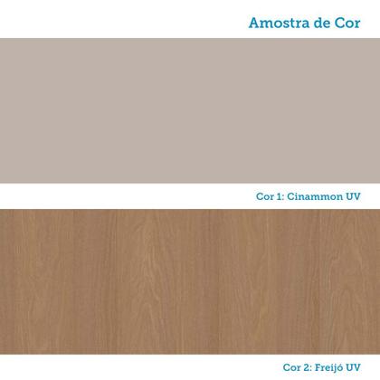 Imagem de Cozinha Modulada Completa de Canto 8 Peças com Tampo e Bancada Lumina 100 MDF Luciane Móveis