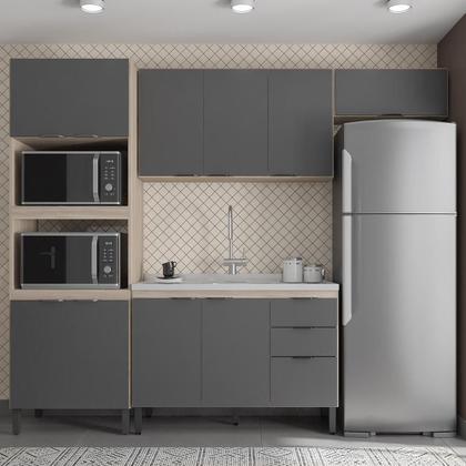 Imagem de Cozinha Modulada Composição FMT004 Firenze 4 Peças - Demóbile