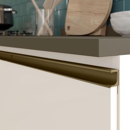 Imagem de Cozinha Modulada Connect 5 Peças Aéreo 3 Portas com Vidro - Móveis Henn