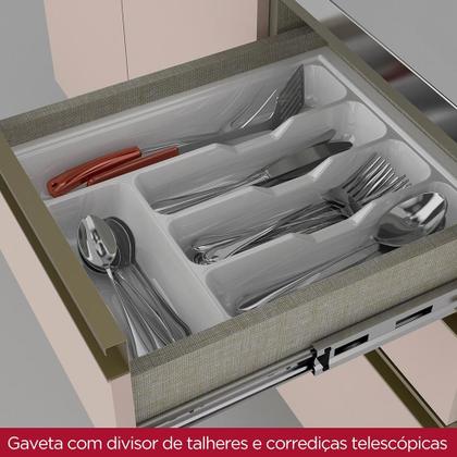 Imagem de Cozinha Modulada Connect 6 Peças com Porta Toalha - Móveis Henn