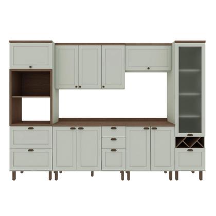 Imagem de Cozinha Modulada Cristal 320 cm Conjunto Provençal Completo