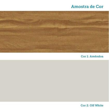 Imagem de Cozinha Modulada de Canto 8 Peças 14 Portas e Vidro Reflecta 321cm 100% Mdf Vicenza Espresso Móveis