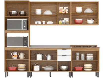 Imagem de Cozinha Modulada Firenze Fhr001 Amendola Touch Branco - Demóbile