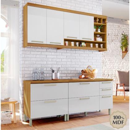 Imagem de Cozinha Modular com 4 Peças Burguesa Premium MDF Nesher
