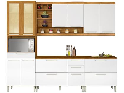 Imagem de Cozinha Modular com 5 Peças Burguesa Premium MDF Nesher