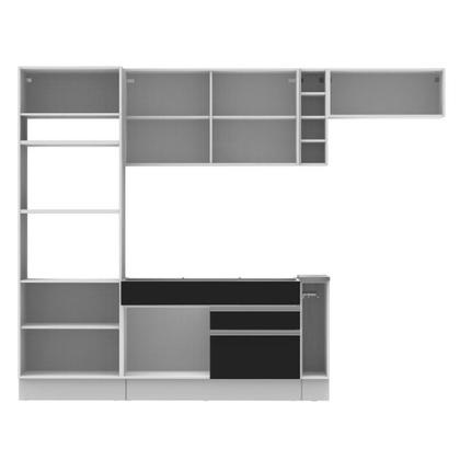 Imagem de Cozinha Safira com Armário e Balcão sem Tampo e Pia Madesa