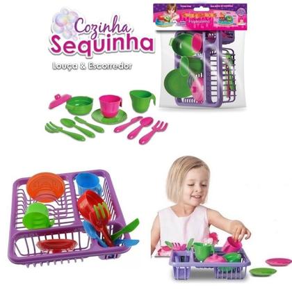 Imagem de COZINHA SEQUINHA - brinquedo - menina - colorido - divertido - divplast