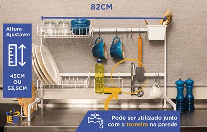 Imagem de Cozinha Suspensa Autossustentável  Modular Escorredor 20 Peças