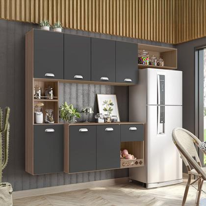 Imagem de Cozinha Suspensa Com Balcão 180cm Mila - SSX Multicoisas