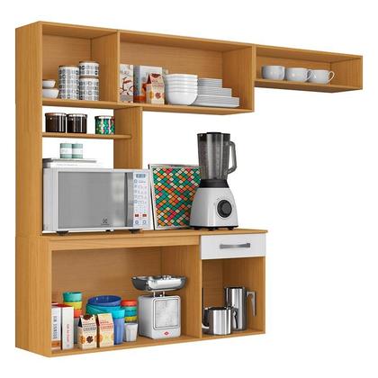 Imagem de Cozinha Suspensa Nanda Cinamomo Branco  Aramóveis
