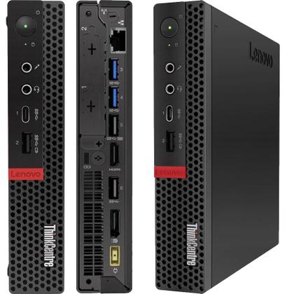 Imagem de Cpu + Monitor Lenovo Thinkcentre Mini M720q Core I5 8ger 8gb 240 Ssd