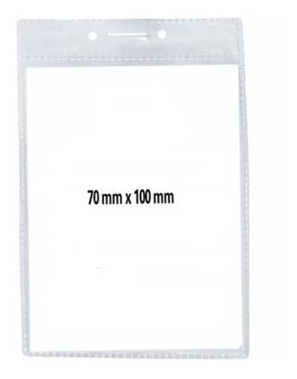 Imagem de Crachá Identificador Pvc Sem Presilha 100x70mm