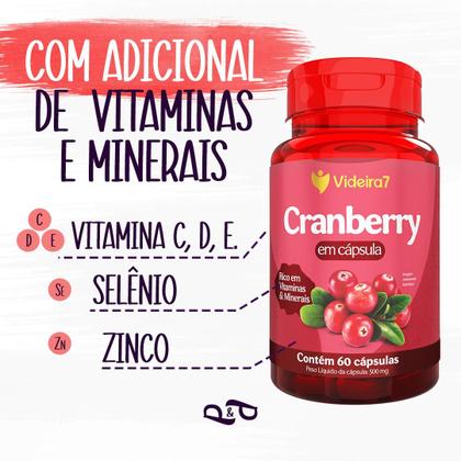 Imagem de Cranberry com Vitaminas e Minerais - 60 Cápsulas
