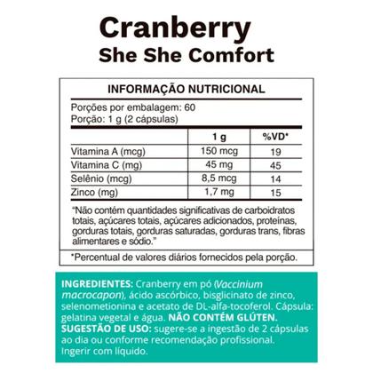 Imagem de Cranberry Vitamina C e A Zinco Selenio 120 Caps - Ocean Drop