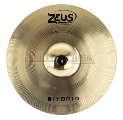 Imagem de Crash Zeus Hybrid Series 17 ZHC17 em Bronze B20 com Acabamento Híbrido Brilhante e Fosco