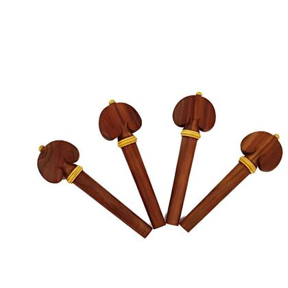 Imagem de Cravelha p/ violino rose wood c/ 04 unidades