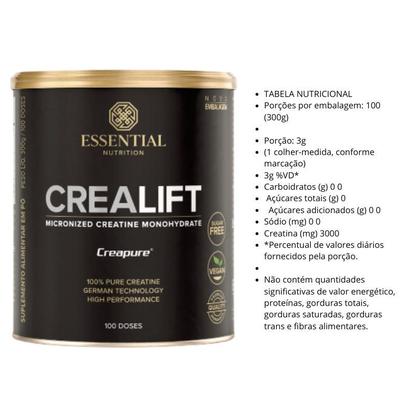 Imagem de Crealift Creatina Creapure (300g) - Essential Nutrition