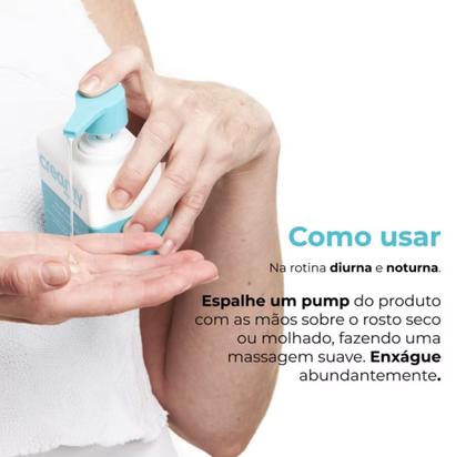 Imagem de Creamy gel de limpeza limpador suave e antioleosidade 180ml