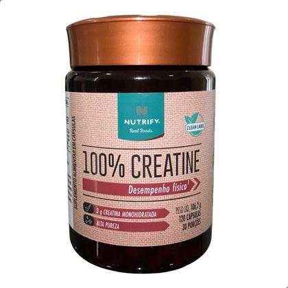 Imagem de Creatina 100% Monohidratada 120 Capsulas Nutrify