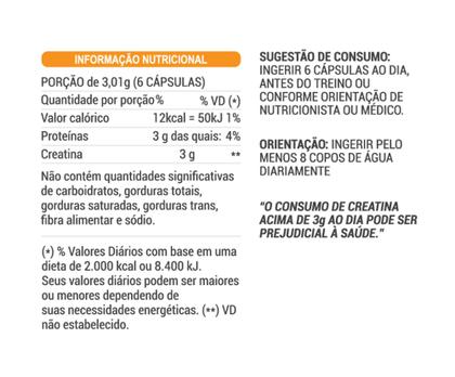 Imagem de Creatina 100% pura 360 cápsulas mcf nutrition hipertrofia e força muscular