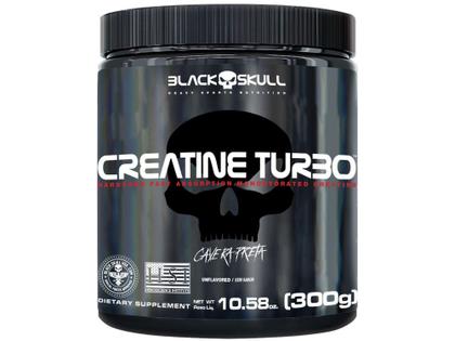 Imagem de Creatina Black Skull Turbo em Pó 300g sem Sabor