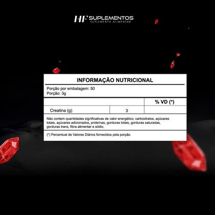 Imagem de Creatina em pó 3g pura hf suplements 150g
