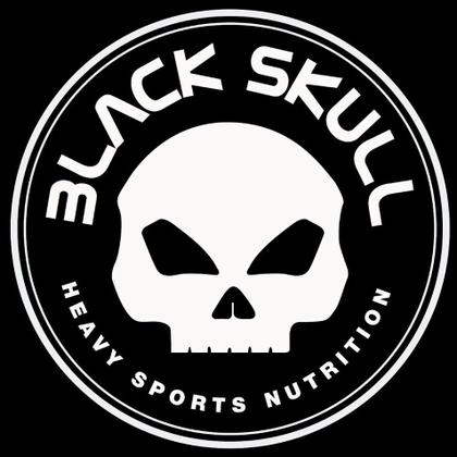 Imagem de Creatina em Pó Monohidratada Turbo Black Skull 300g Creatine Caveira Preta Treino Performance Atletas Musculação