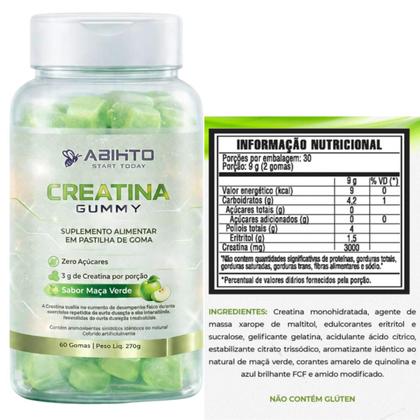 Imagem de Creatina Gummy Monohidrata Abihto c/60 Gomas -