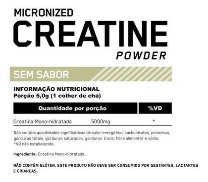 Imagem de Creatina Micronizada 300g Optimum Nutrition