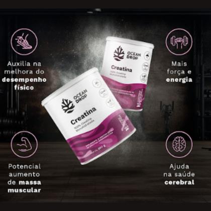 Imagem de Creatina Monohidratada 100% Creatina Ocean Drop  300g