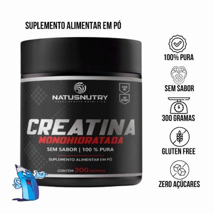 Imagem de Creatina monohidratada 100% pura 300 gramas natus nutry