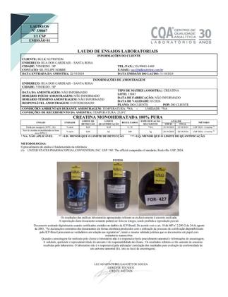 Imagem de Creatina Monohidratada 100% Pura 300g Importada - Bulk Suplementos