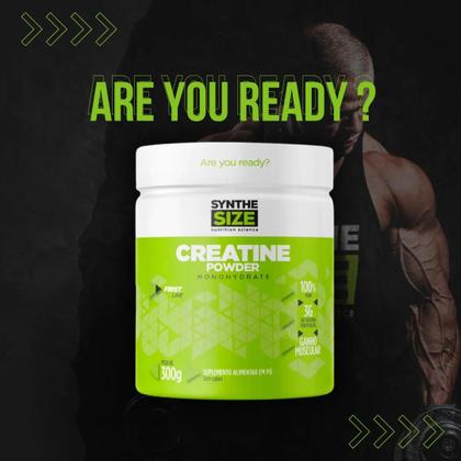 Imagem de Creatina Monohidratada 100% Pura Pote 300g - Synthesize - Sem Sabor
