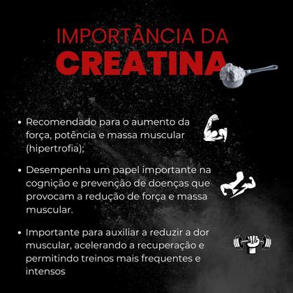 Imagem de Creatina Monohidratada Creatine Turbo Black Skull 300g  Energia  Força  Ganho de Massa Muscular p/ Musculação