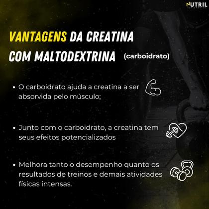 Imagem de Creatina Monohidratada Creatine Turbo Black Skull Energia Força Ganho de Massa Muscular
