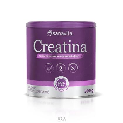 Imagem de Creatina Monohidratada Musculação Sabor Neutro Sanavita 300G