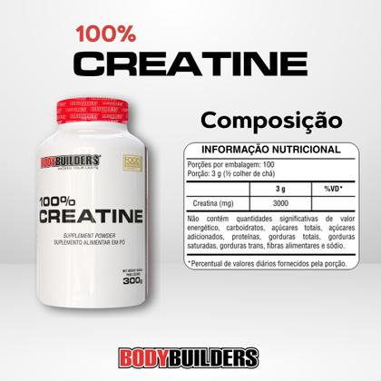 Imagem de Creatina Monohidratada Pura 300g  Bodybuilders